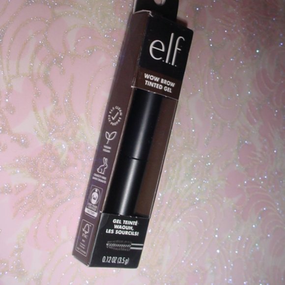 ELF NIB Wow Brow Tinted Gel DEEP BROWN - Picture 1 of 1